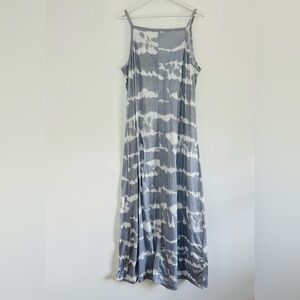 Amazon Essentials Grey Tie Dye Print Tank Dress